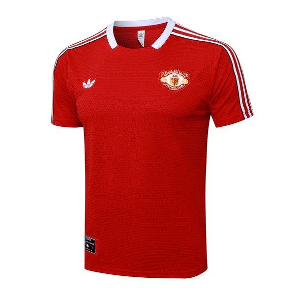 Camiseta Entrenamiento Manchester United 2025/26 Rojo 3